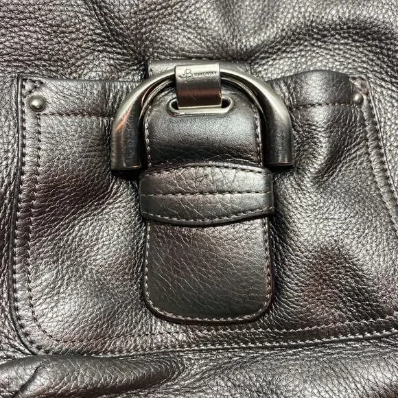 B. Makowsky Silver Shoulder Bag with Silver hardware - Picture 3 of 8